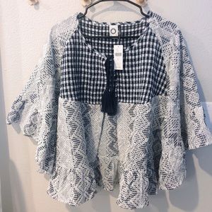 NWT Anthropologie Cape top